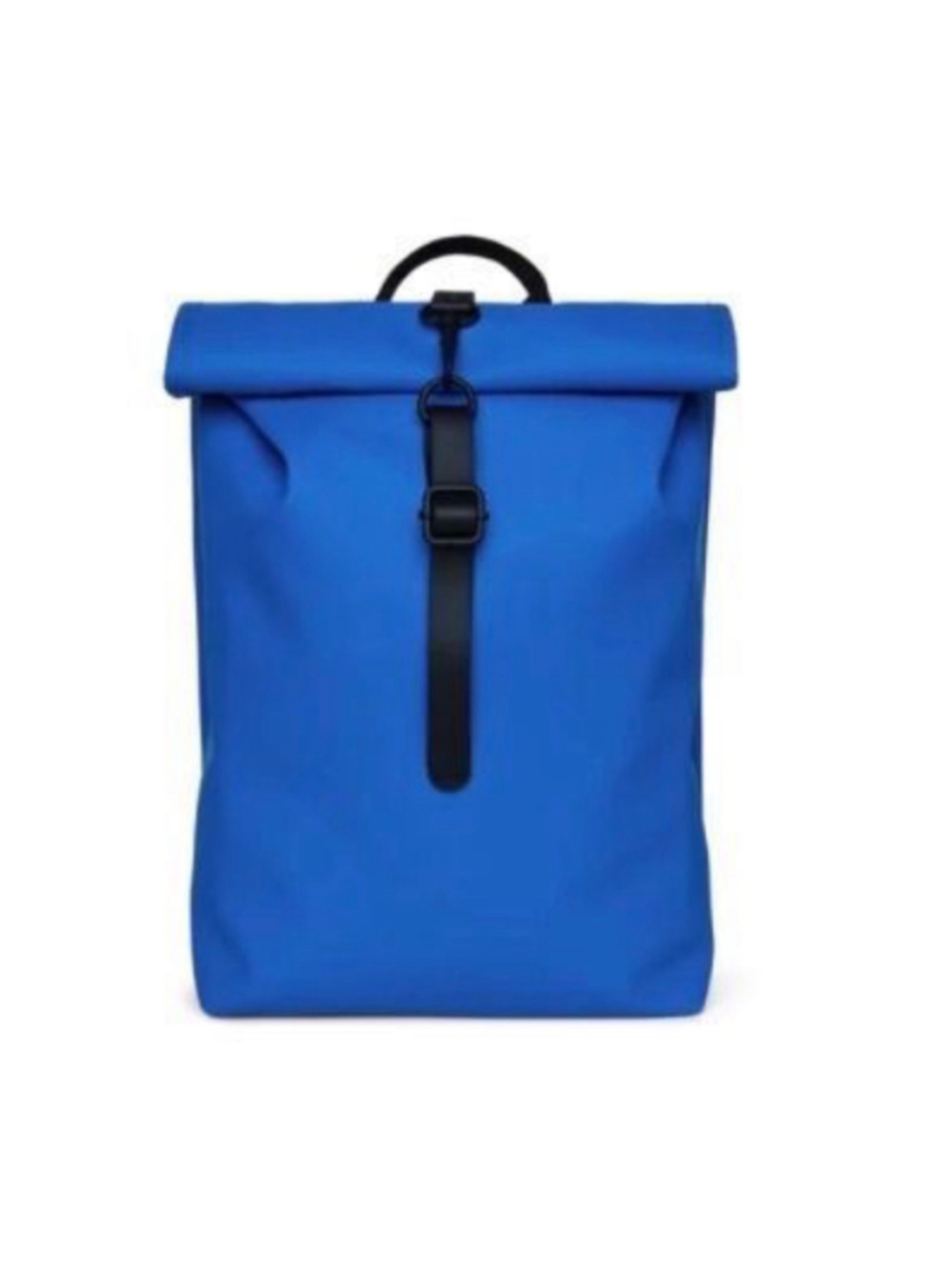NWT RAINS Rolltop Rucksack Mini Waves Blue Waterproof Backpack Bag $110 MSRP
